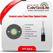 High Quality GYXTW Metallic Strength Member Central Tube Filled Sheel-PE Sheath Outdoor Optical Fiber Cable